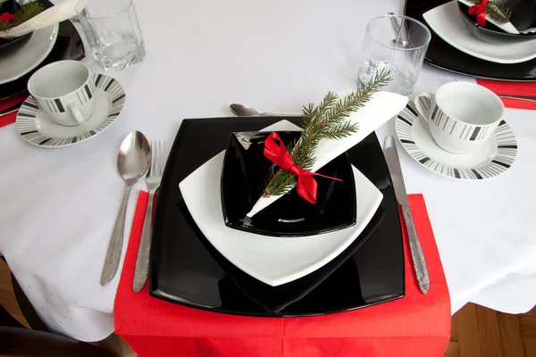 stock image Dishes on a table