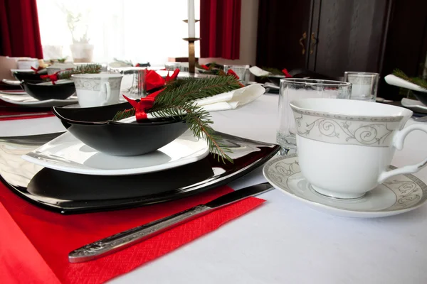 stock image Dishes on a table