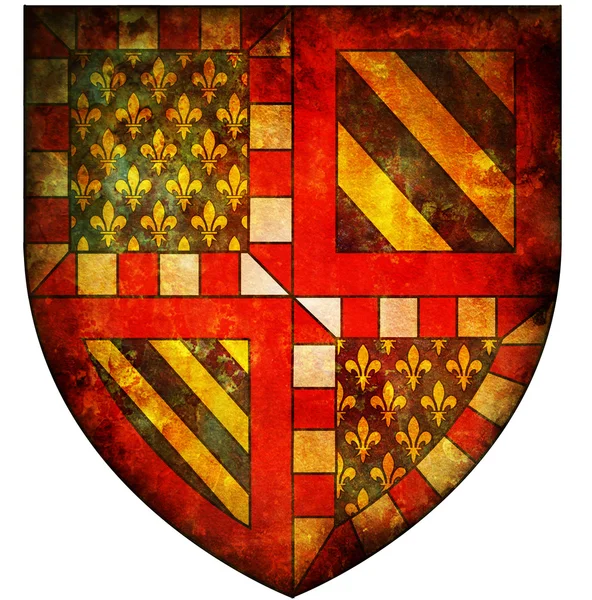 Bourgogne Wappen — Stockfoto