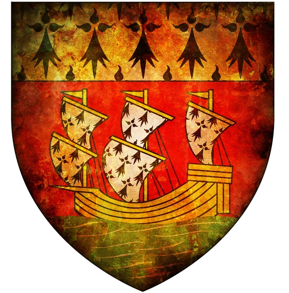 Escudo de armas de Nantes — Foto de Stock