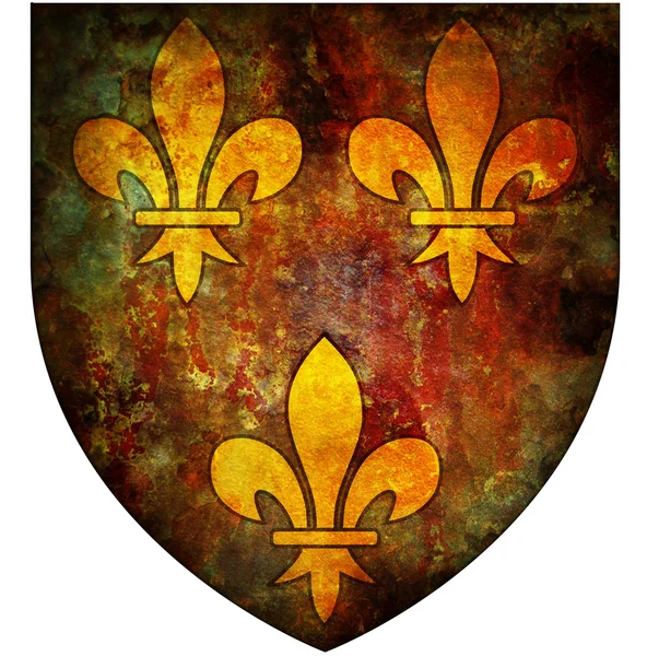 Ile de france coat of arms — Stock Photo, Image