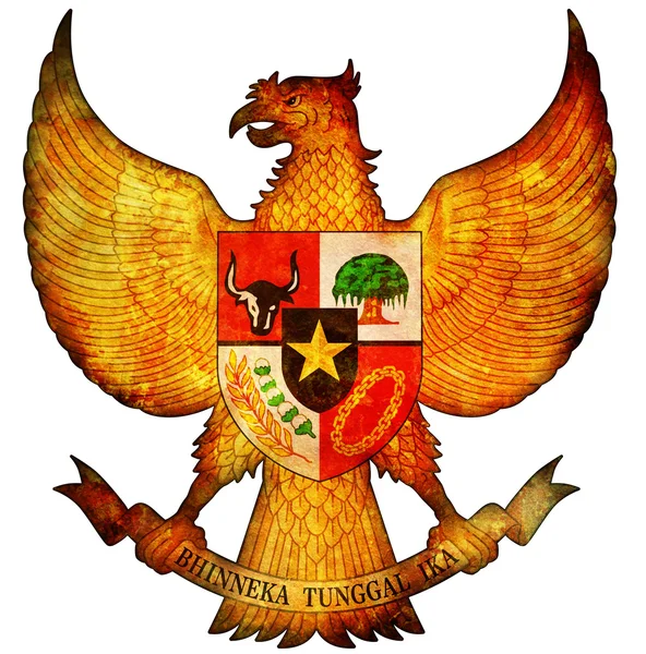Indonesia coat of arms — Stock Photo, Image