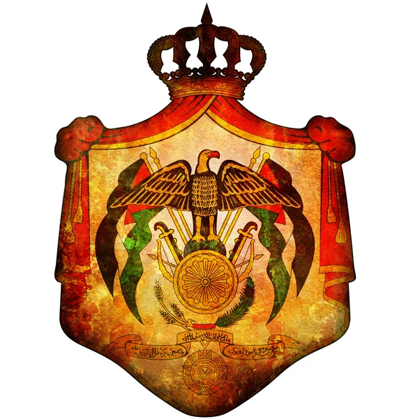 Jordan coat of arms — Stock Photo, Image
