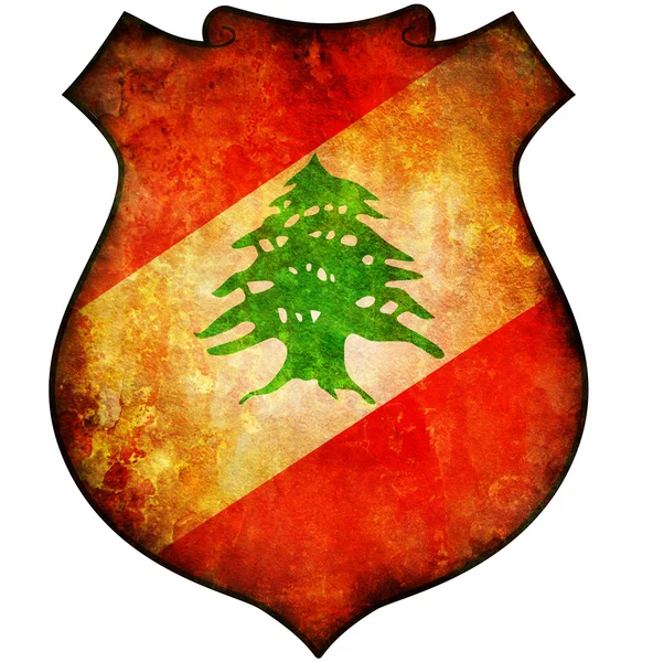 Libanon vapensköld — Stockfoto