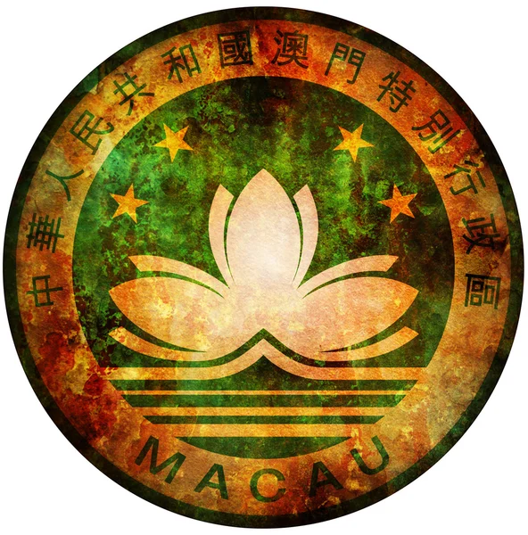 Macau vapensköld — Stockfoto