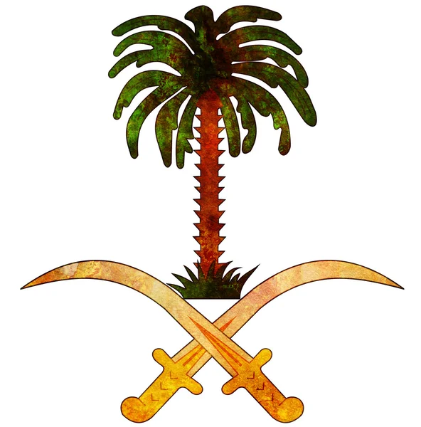 Saudi arabia coat of arms — Stock Photo, Image
