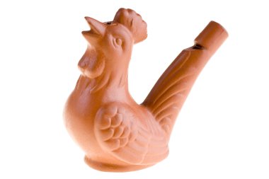 Clay whistle cock clipart