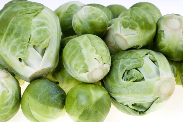 Green raw Brussels sprouts — Stock Photo, Image