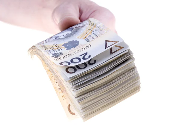 Polish money two hundred zlotys — Stock Photo, Image