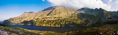 Panorama of Polish Tatra mountains clipart