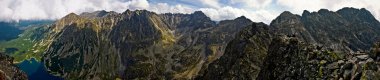 Panorama Polonya tatra Dağları