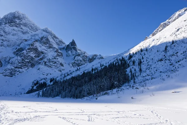 Polish Tatras in winter scenery. — Stock Photo, Image