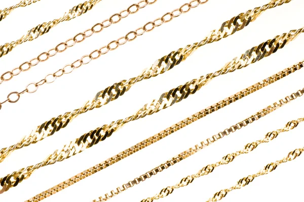 stock image Gold chains