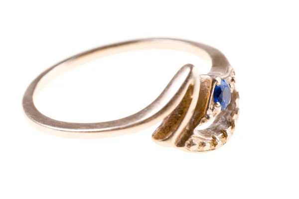 Χρυσό δαχτυλίδι μακροεντολή — Φωτογραφία Αρχείου