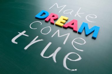 Make your dream come true clipart