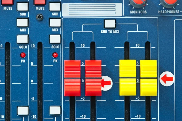 Music control panel — Stock Photo, Image