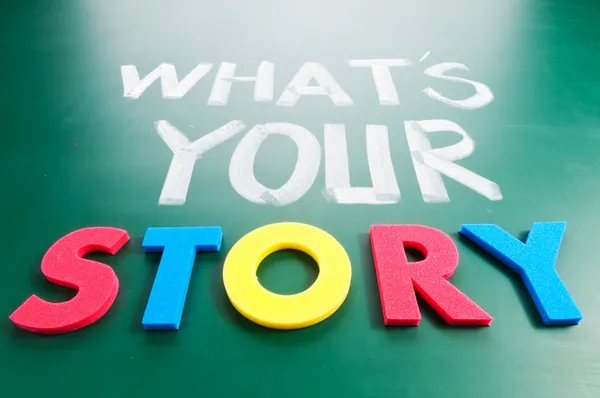 Qual é a sua história? ? — Fotografia de Stock