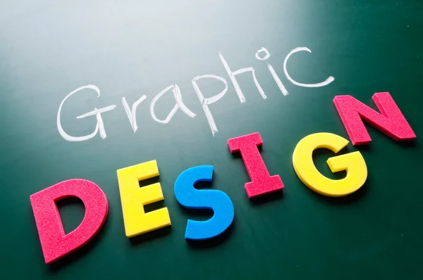 Grafisk designkoncept — Stockfoto