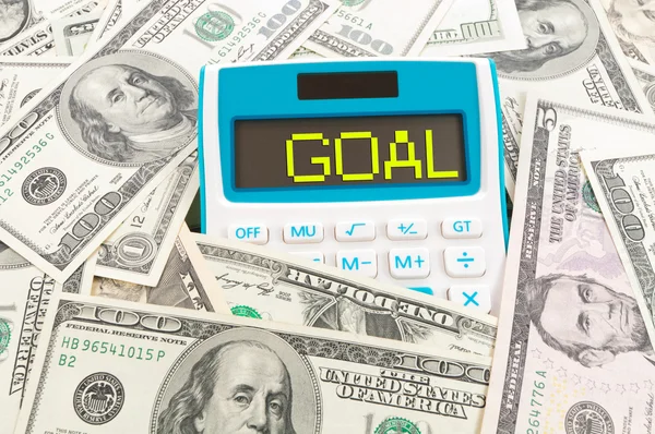 Financial goal concept — Stock Photo, Image