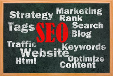 SEO concept with other related words clipart