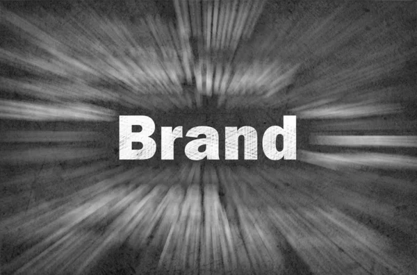 動線とブランドの単語 — ストック写真