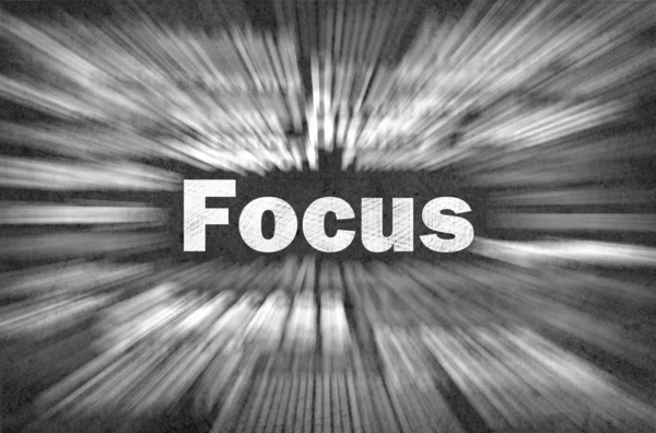 Focus concept with other related words — Stock Photo, Image