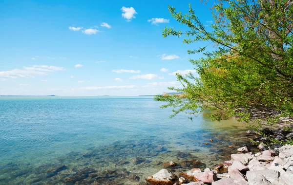 Paesaggio del Lago Balaton, Ungheria — Foto Stock