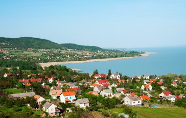 Little village at Lake Balaton, Hungary clipart