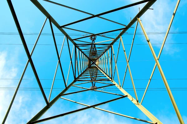 stock image High tension line structure