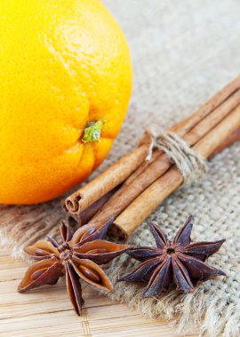 portakal ve tarçın natürmort