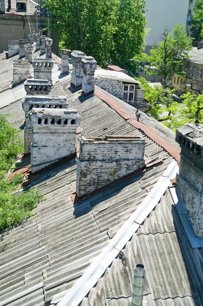 Střecha starého domu — Stock fotografie