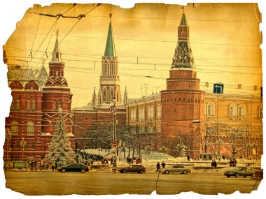 Under old times. Kremlin clipart