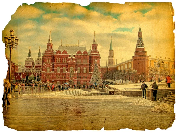 Κάτω από τις παλιές εποχές. Κρεμλίνο — Φωτογραφία Αρχείου