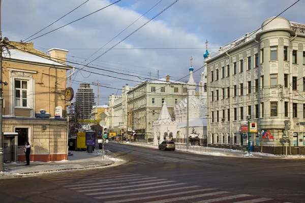 Moskwa. Ulica mała dmitrovka — Zdjęcie stockowe