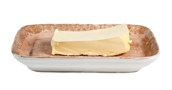 Aceite en un plato de mantequilla —  Fotos de Stock