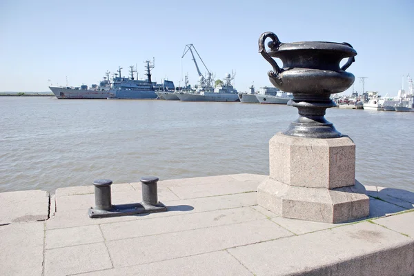 Kronstadt, přístav — Stock fotografie