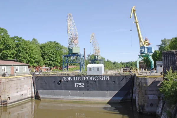 彼得罗夫斯基是码头，1752 年 — 图库照片