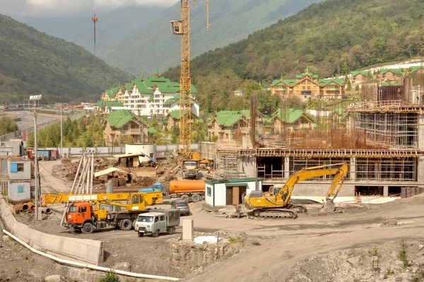 Krasnaya Polyana. Sochi. Building — Stock Photo, Image