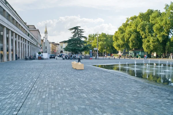 Reggio emilia. Fontanna — Zdjęcie stockowe