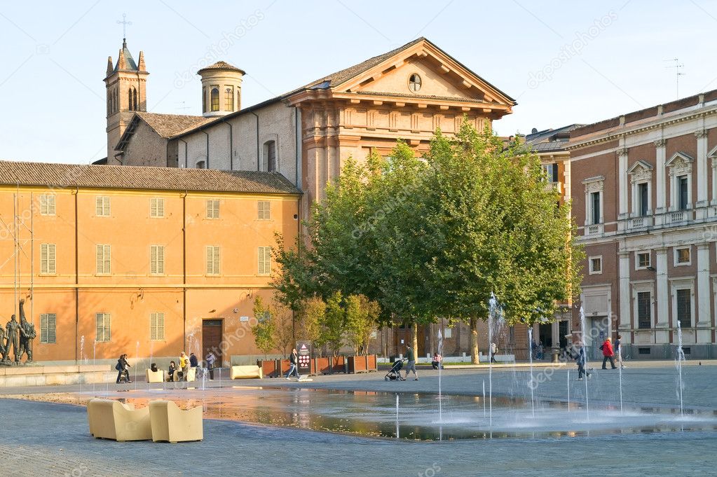 Reggio Emilia. Fountain