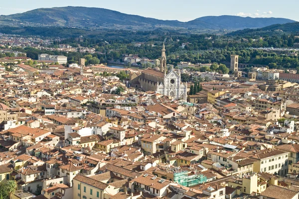 Florence van de vogelvlucht — Stockfoto