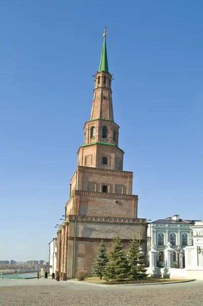 Kazan, klesající věž syuyumbike — Stock fotografie