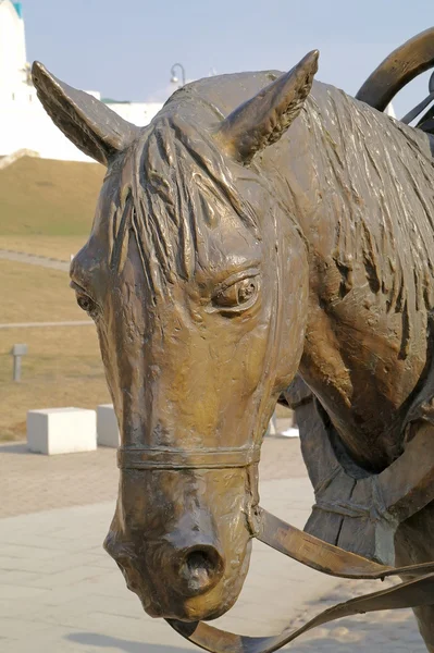 Ló egy igát — Stock Fotó