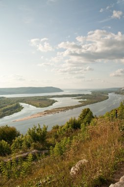 Volga. Zhiguli Mountains clipart