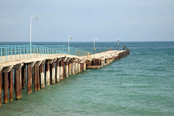 Mar Negro. Muelle — Foto de Stock