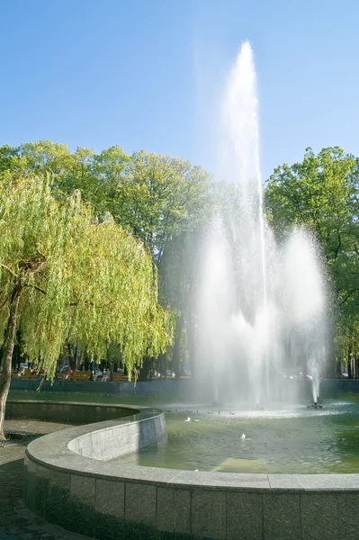 公园里的喷泉 — 图库照片