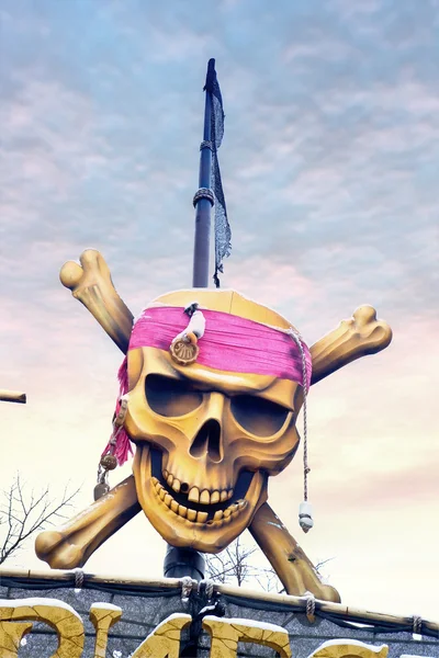 海賊の頭蓋骨 — ストック写真