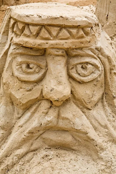 Figuren aus dem Sand — Stockfoto