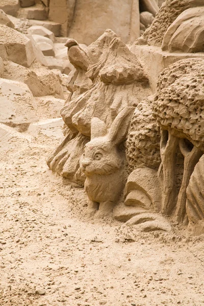 Figuren aus dem Sand — Stockfoto