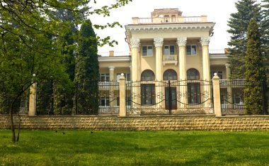 Old sanatorium in Kislovodsk. clipart